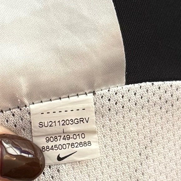 Nike Football Pants with Pads Padding Black Dri-Fit L Large - Picture 6 of 6